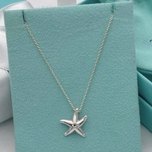 TIFFANY & CO. STARFISH PENDANT NECKLACE